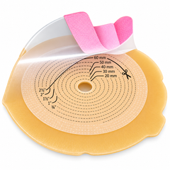 MED 60mm Flat Base Plate with Spiral Adhesive