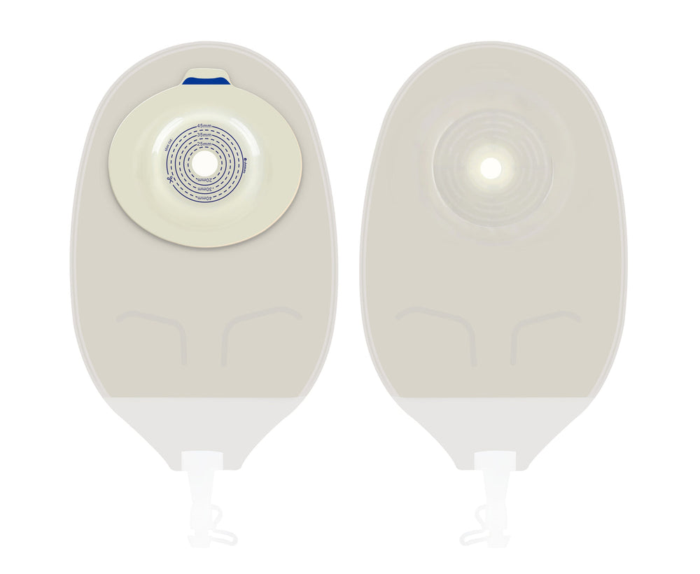VIVOELITE 1 Pc Urostomy Convex Transparent Bag