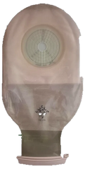 MED One Piece Transparent Col Bag With Clamp 10-60mm