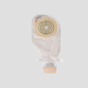 Alterna 1-Piece Flat Transparent Bag for Colostomy/Ileostomy