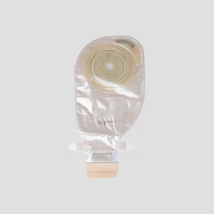 Alterna 1-Piece Flat Transparent Bag for Colostomy/Ileostomy