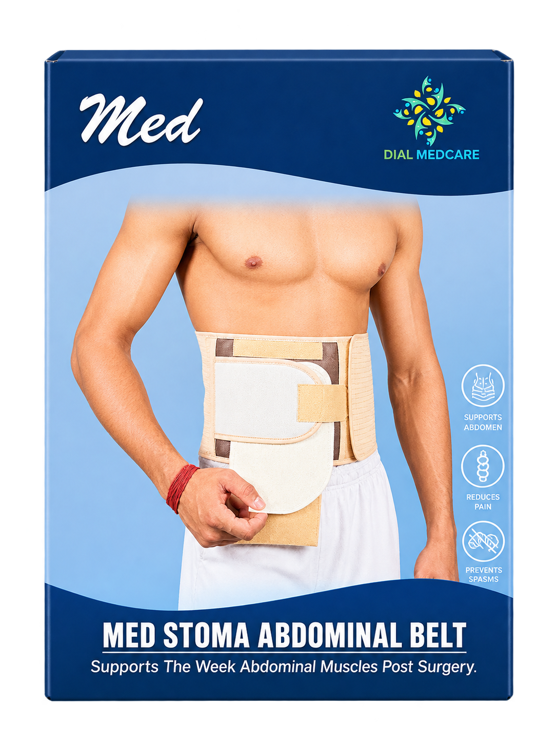 MED Abdominal Belt with Hole Large