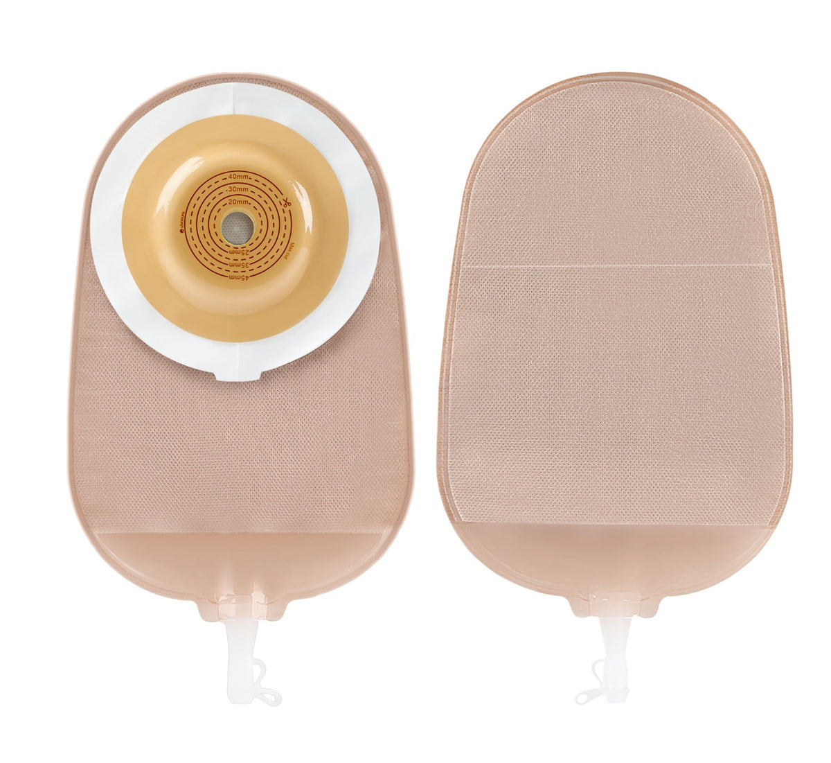 VIVOCARE 1 Pc Urostomy Convex Opaque Bag